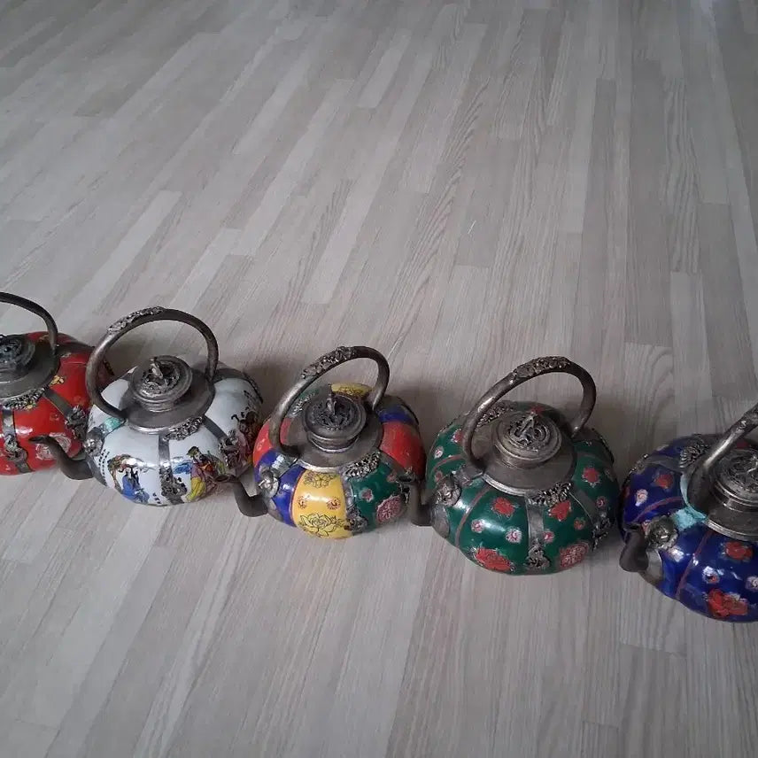 [BUNJANG] Enamel Teapot Set (5 Types) / 칠보주전자 5종