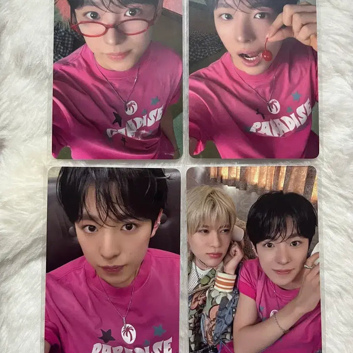 [BUNJANG] NCT WISH Yushi Dicon Photocard Bundle Set (Includes Mission Photocard) / 일괄, 미션포카 포함)) 엔시티위시 유우시 디아이콘 포카 양도 안경 만두