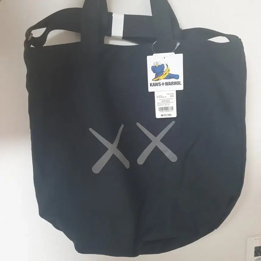 [BUNJANG] Uniqlo x Kaws x Andy Warhol Collaboration Eco Bag / 새제품 유니클로 카우스 kaws 앤디워홀 warhol 에코백 토트백