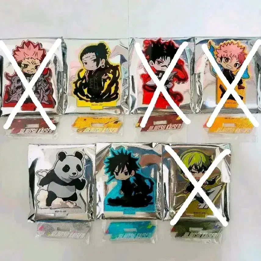 [BUNJANG] Jujutsu Kaisen Trading Glitter Acrylic Standee - Choso, Megumi, Naoya, Sukuna, Yuji / 주술회전 트레이딩 글리터 아크릴 스탠드 후시구로 메구미 켄자쿠 판다