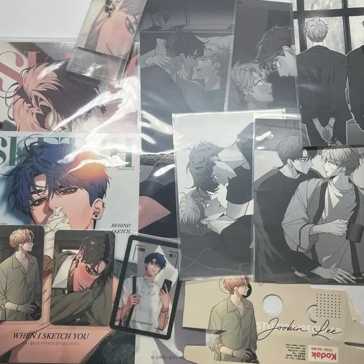 [BUNJANG] Sketch: Believe in You Mini Magazine, Piercing, Film Camera, Photocard, Postcard Bundle Set / 스케치 비온 미니잡지 피어싱 필름카메라 포카 엽서 판매