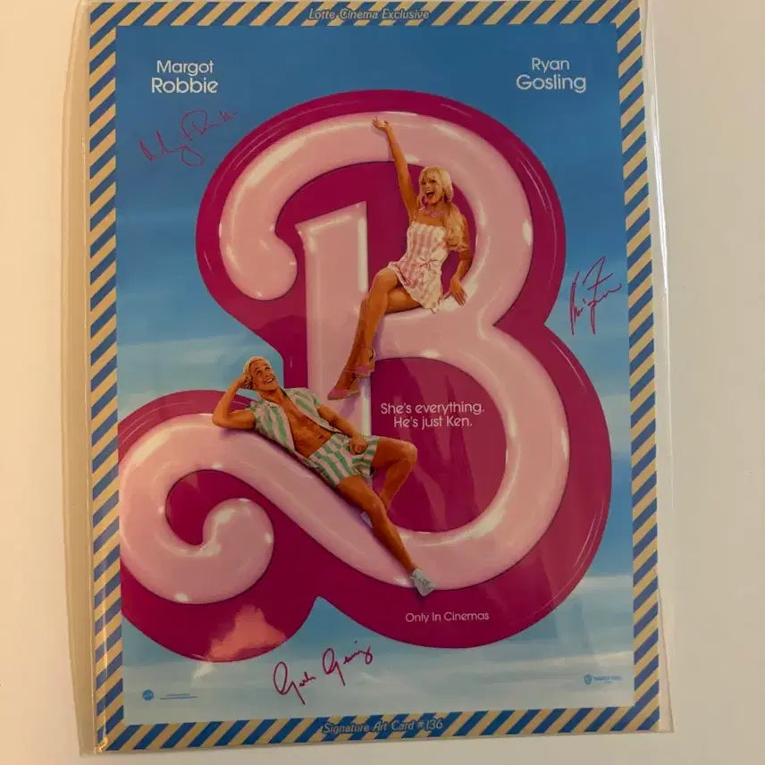 [BUNJANG] Barbie Movie Special Edition A5 Poster / 영화 바비 굿즈 특전 A5 포스터
