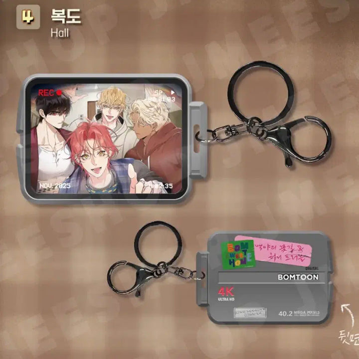 [BUNJANG] Spring Sweet Home Pop-up Acrylic Stand, Camcorder Keyring, Lenticular &amp; Postcard Set, Character Keyring, &amp; Signature Postcard Photocard Set / 백야의 꽃길 굿즈 판매