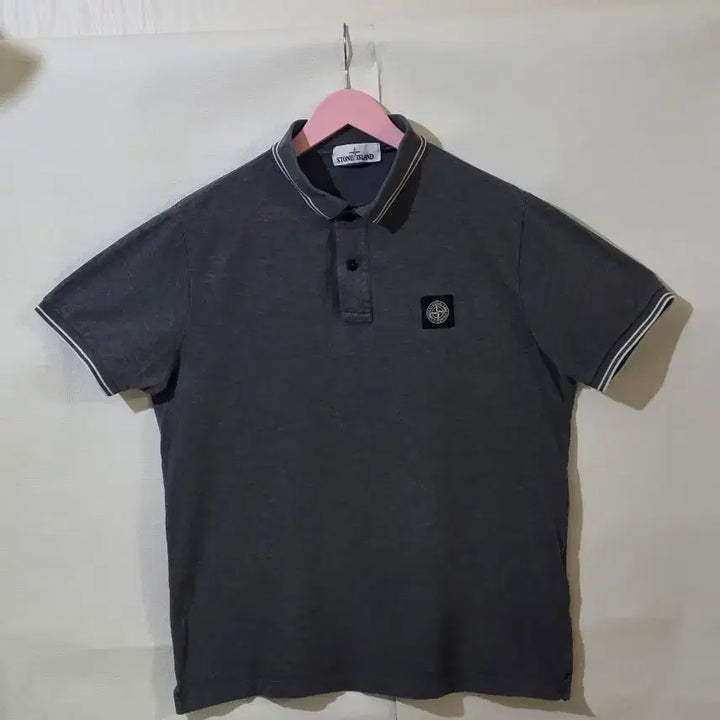 [BUNJANG] Stone Island Slim Fit Polo Shirt - Size L / 정품 스톤아일랜드 슬림핏 카라티 L 사이즈