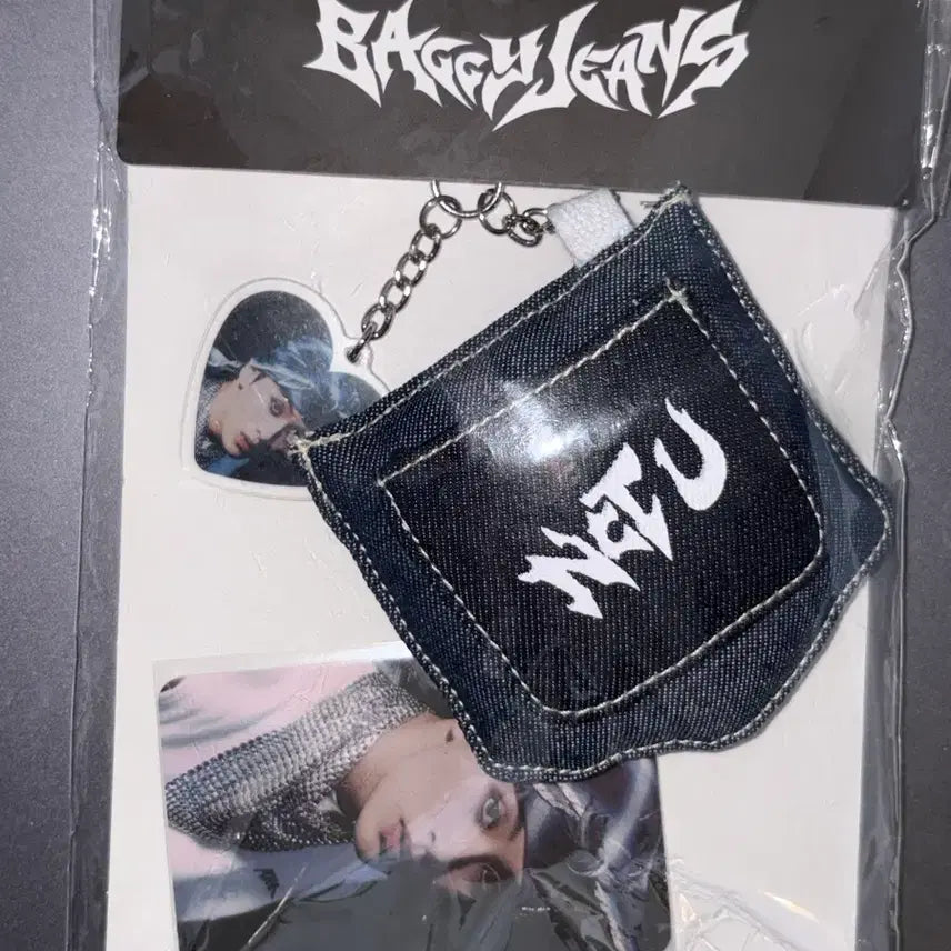 [BUNJANG] NewJeans Baggy Jeans Denim Pocket Keyring / DENIM POCKET KEYRING - Baggy Jeans