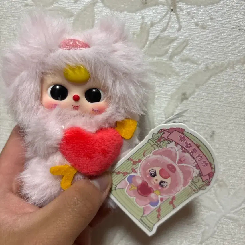 [BUNJANG] Baby3 Mini Cupid Doll Keychain / 베이비쓰리 미니 큐피드 인형 키링