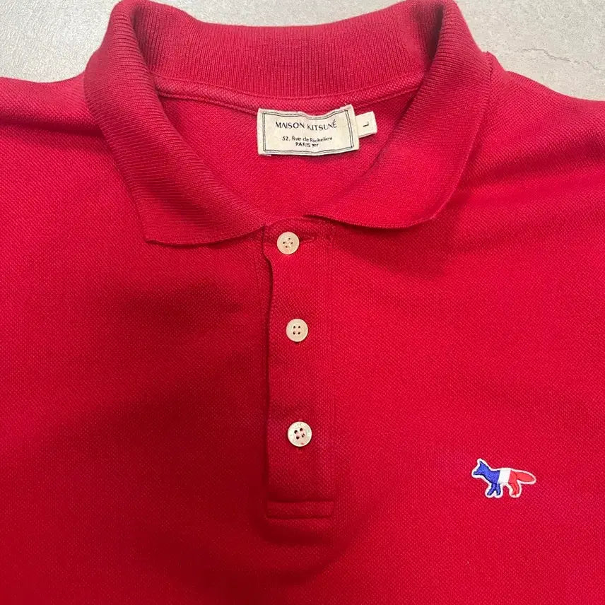 [BUNJANG] Maison Kitsuné Polo Shirt / 메종키츠네 카라티