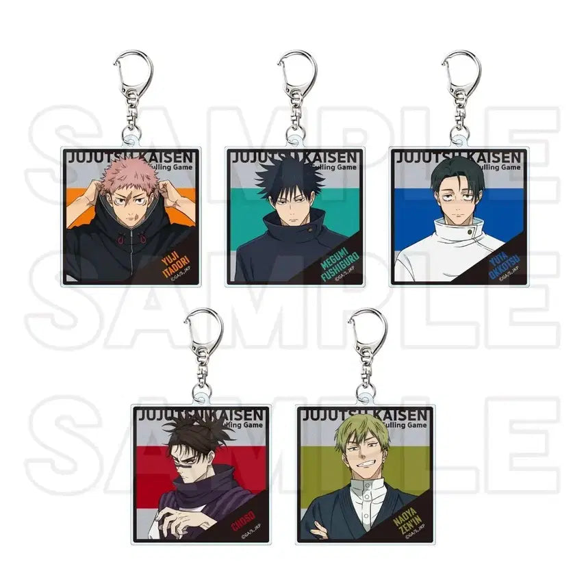 [BUNJANG] Jujutsu Kaisen Shibuya Incident Mubic Acrylic Keychain - Yuji Itadori, Megumi Fushiguro, Choso / 주술회전 사멸회유 무빅 아크릴 키링 후시구로 메구미
