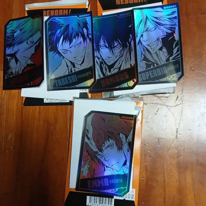 [BUNJANG] Reborn! Character Cards (Gokudera, Yamamoto, Byakuran, Squalo, Enma) / 교환/판매 고쿠데라 야마모토 잔저스 스쿠알로 엔마 가정교사히트맨리본 카드