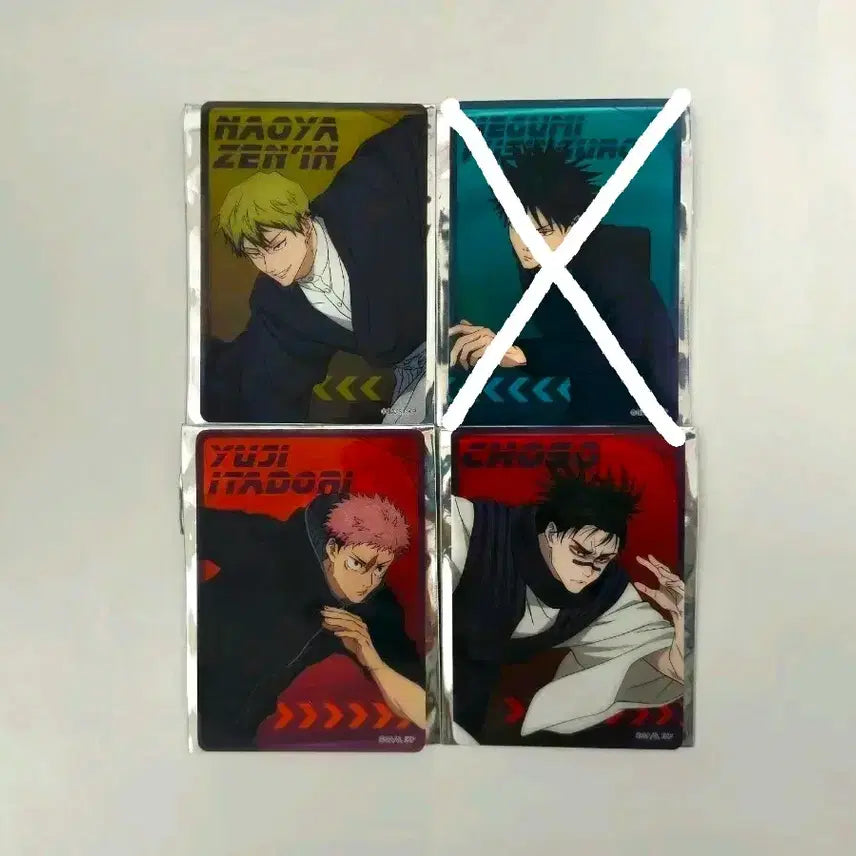 [BUNJANG] Jujutsu Kaisen Cursed Play Clear Card Yuji, Choso, Naoya / 주술회전 사멸회유 질주 클리어 카드 이타도리 유지 쵸소우