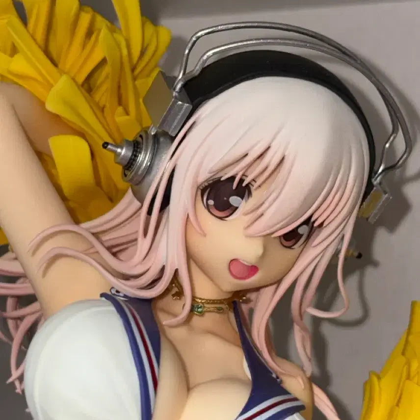 [BUNJANG] Super Sonico Cheerleader Figure / 슈퍼소니코 소니코미 치어걸 고전 미소녀 피규어 오키드시드