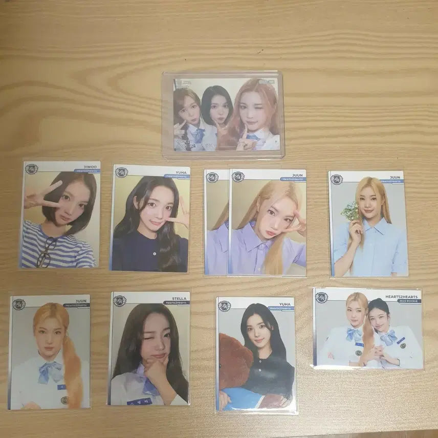 [BUNJANG] Hearts to Hearts K-Pop Rookies Card Bundle Set / 하츠투하츠 케이팝루키 카드 일괄 판매합니다