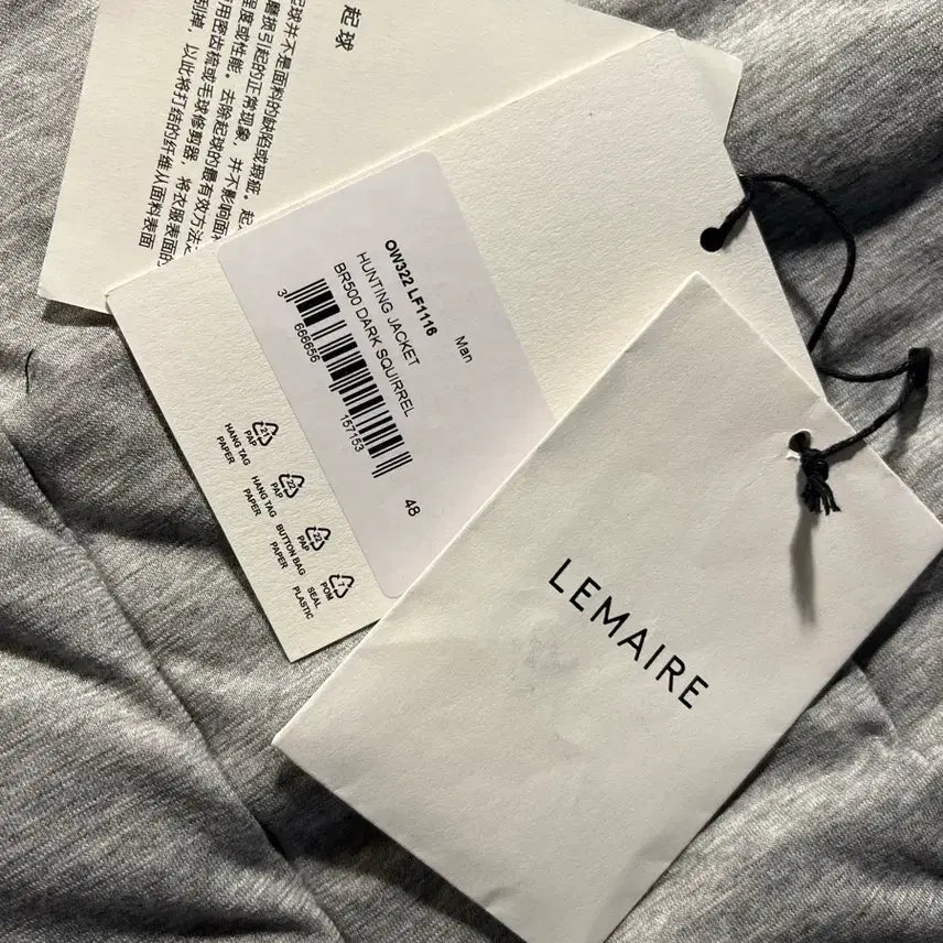 [BUNJANG] Lemaire 23AW Hunting Jacket Dark Squirrel Size 48 / 르메르 23AW 헌팅자켓 다크스쿼럴 48사이즈