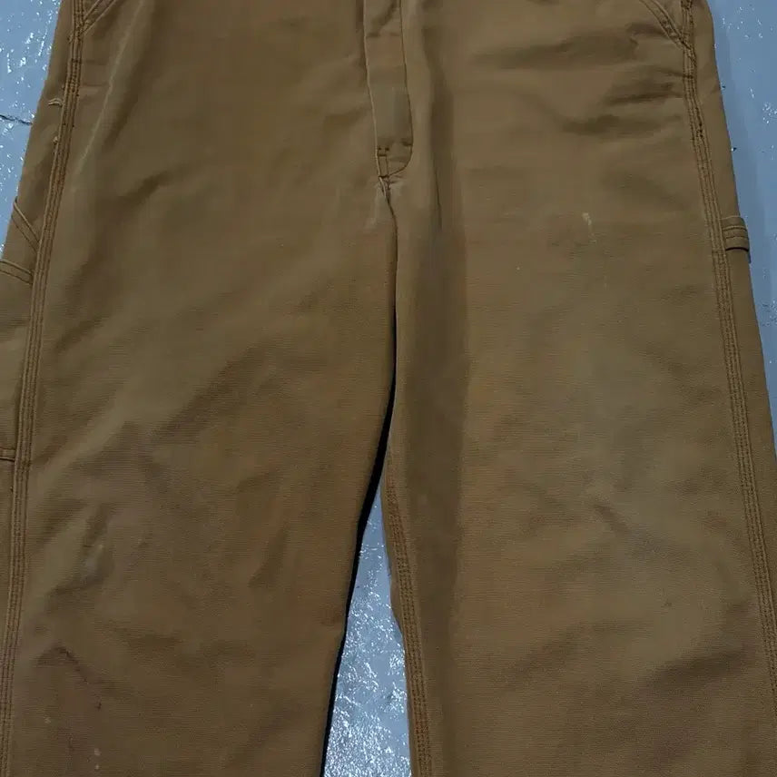[BUNJANG] Dickies Vintage Duck Canvas Brown Overalls / 디키즈(Dickies) 빈티지 덕 캔버스 브라운 오버롤 (멜빵 바지)