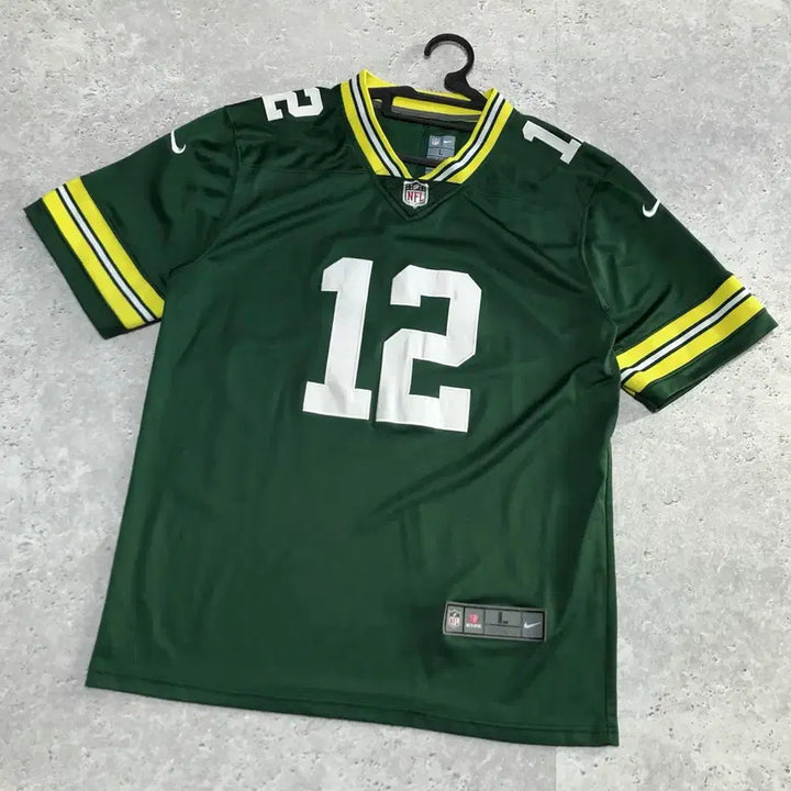 [BUNJANG] Nike NFL Green Bay Packers Deep Green Jersey T-Shirt L / 나이키 NFL 그린베이 패커스 딥그린 유니폼 티셔츠