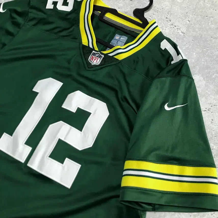 [BUNJANG] Nike NFL Green Bay Packers Deep Green Jersey T-Shirt L / 나이키 NFL 그린베이 패커스 딥그린 유니폼 티셔츠