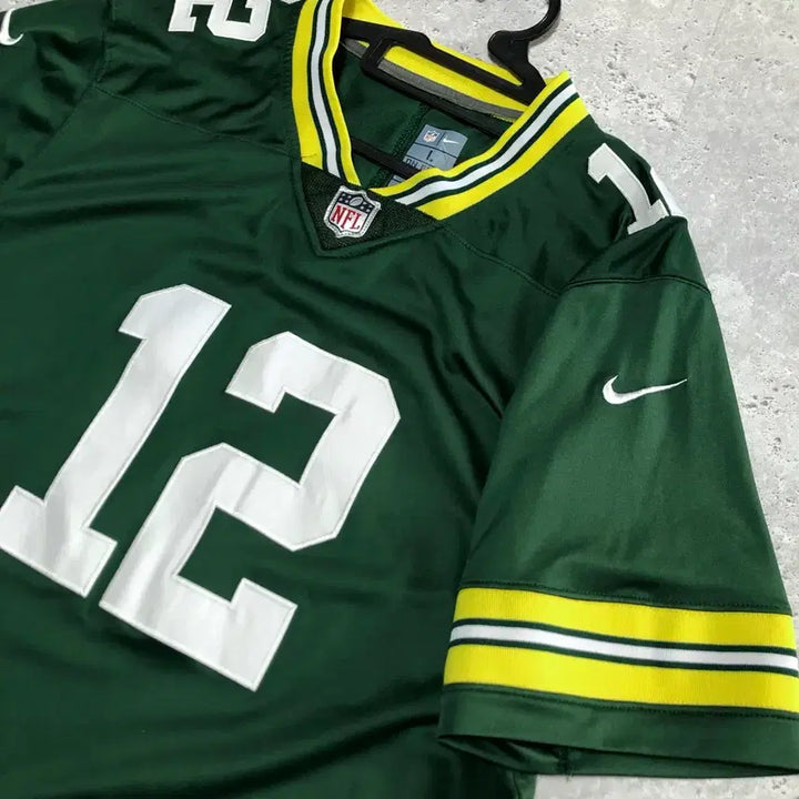 [BUNJANG] Nike NFL Green Bay Packers Deep Green Jersey T-Shirt L / 나이키 NFL 그린베이 패커스 딥그린 유니폼 티셔츠
