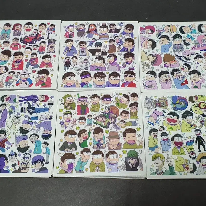 [BUNJANG] Osomatsusan Sticker Set / 오소마츠상 인스 세트