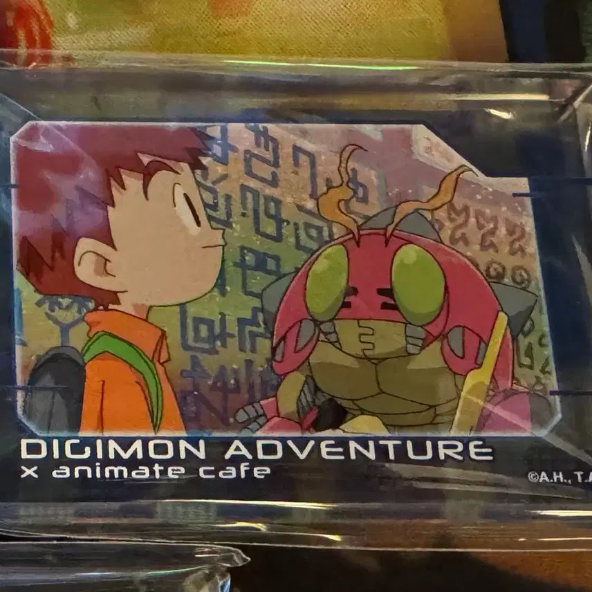 [BUNJANG] Digimon Adventure x Animate Cafe Hansol Akril Block / 디지몬 어드벤처 x 홍대 애니메이트 카페 한솔이 아크릴 블록