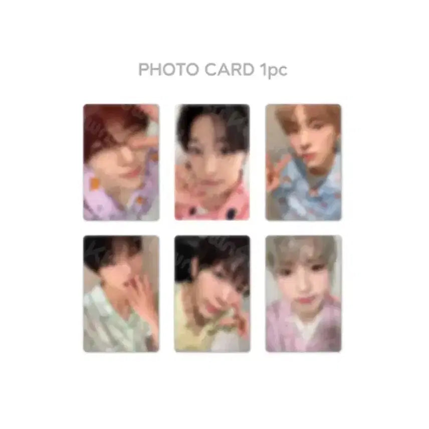 [BUNJANG] NCT WISH Yushi Bubble Cat Pajama Photocard Set / 엔시티위시 유우시 버블냥 파자마