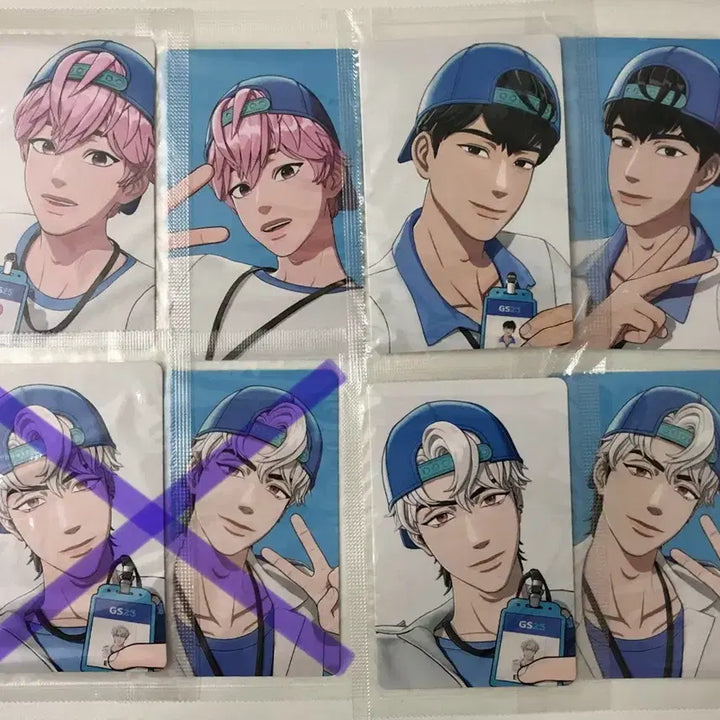 [BUNJANG] PLAVE GS25 Kkokkalcone Bundle Photocard Set (Bambi, Eunho, Hamin, Noah) / 일괄 플레이브 gs25 꼬깔콘 포토카드 밤비 은호 하민 포카 노아