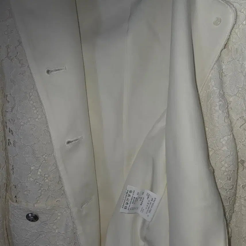 [BUNJANG] Celebrity Shop Lace Jacket White / 고급 브랜드 셀럽샵 레이스 자켓 화이트