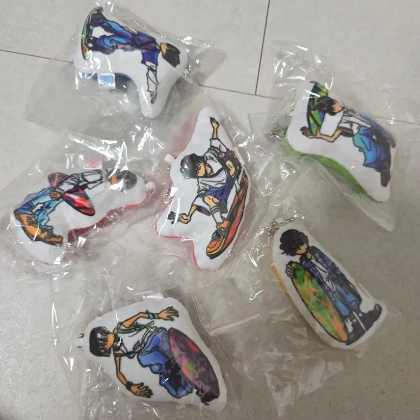 [BUNJANG] NCT WISH Surf Cushion Keyring Bundle Set / 엔시티 위시 서프 쿠션 키링 일괄 양도