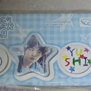 [BUNJANG] NCT WISH Summer Wish Pin Button Yuu-shi / 엔시티 위시 여름 전시회 썸머 위시 핀버튼 유우시