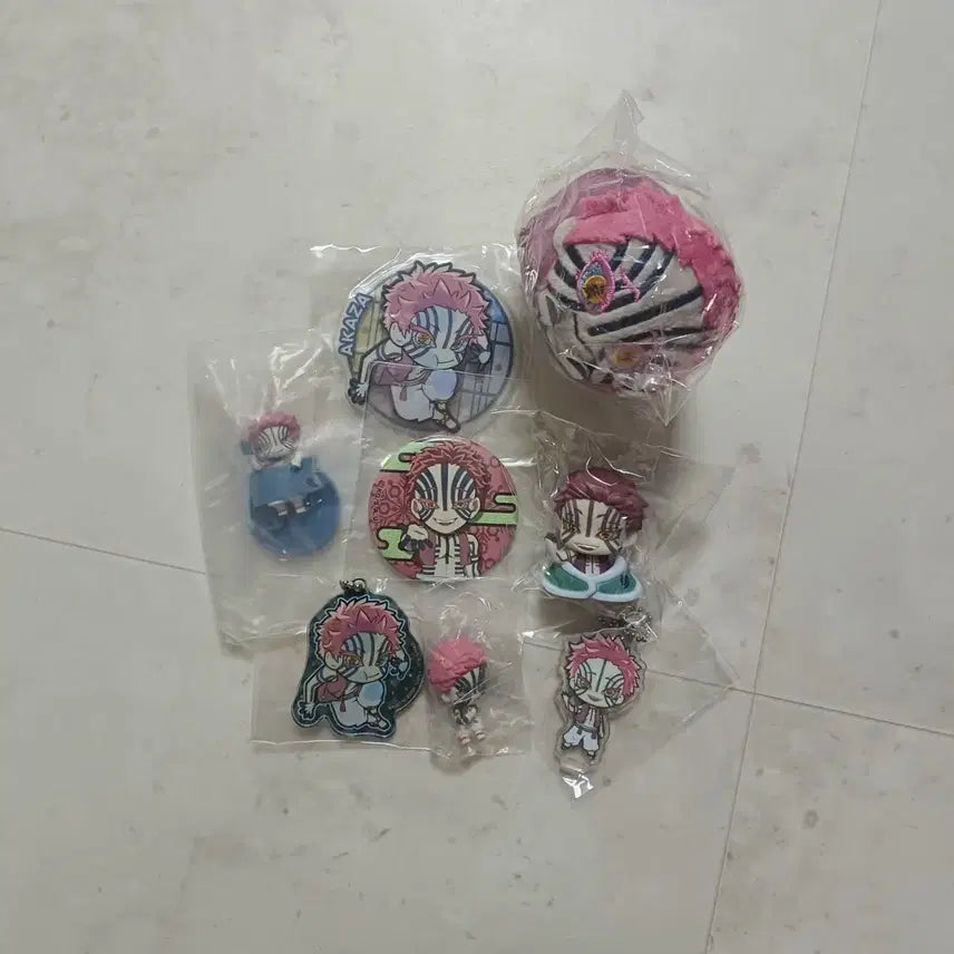[BUNJANG] Demon Slayer Akaza Bundle Set / 귀멸의칼날 아카자 굿즈 일괄