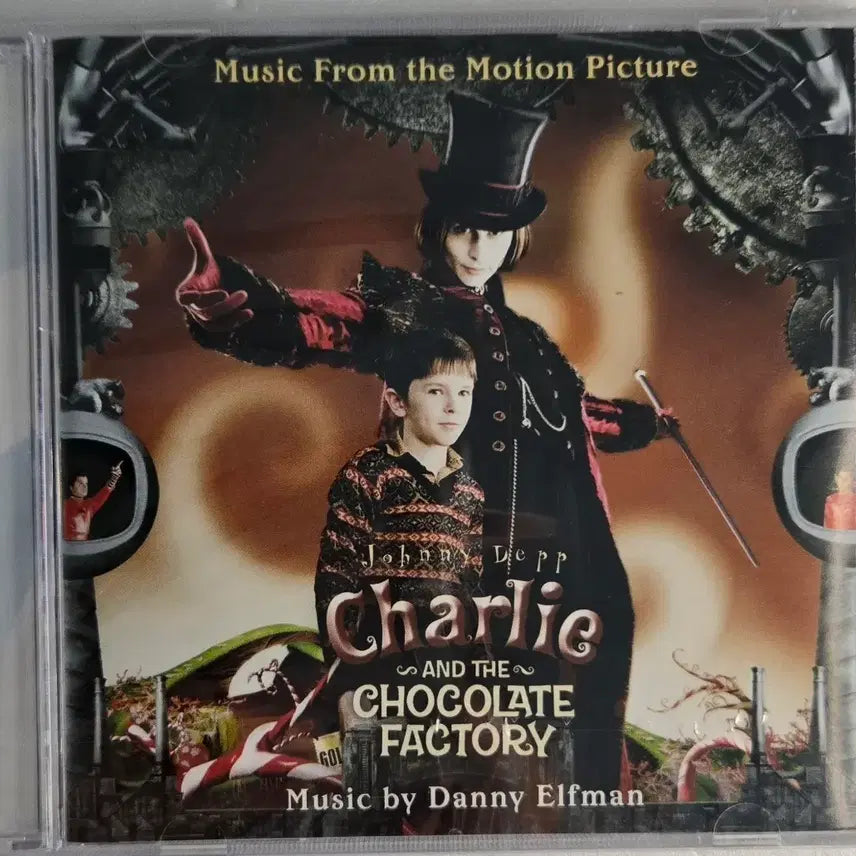[BUNJANG] Charlie and the Chocolate Factory (2005) Original Motion Picture Soundtrack CD (Sealed, Non-Commercial First Press) / 찰리와 초콜릿 공장 영화 OST CD  2005년 비매 초반 (미개봉)