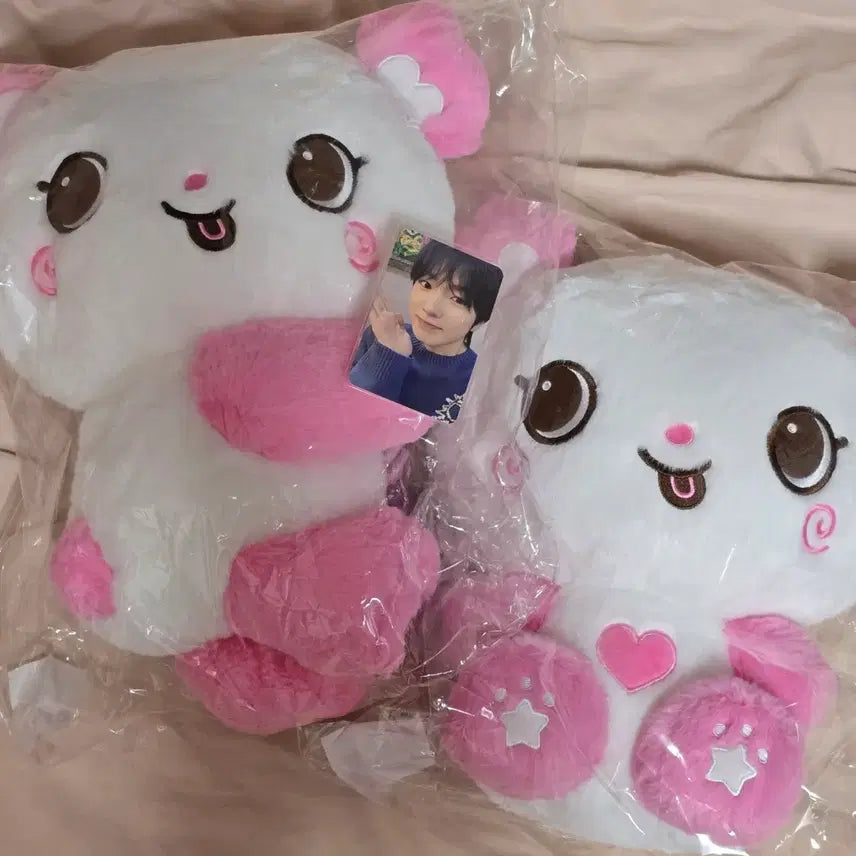 [BUNJANG] NCT WISH Sakurya 30cm Plush Doll Bundle Set / [미사용] 엔시티위시 팡이가방 + 30cm팡이 판매