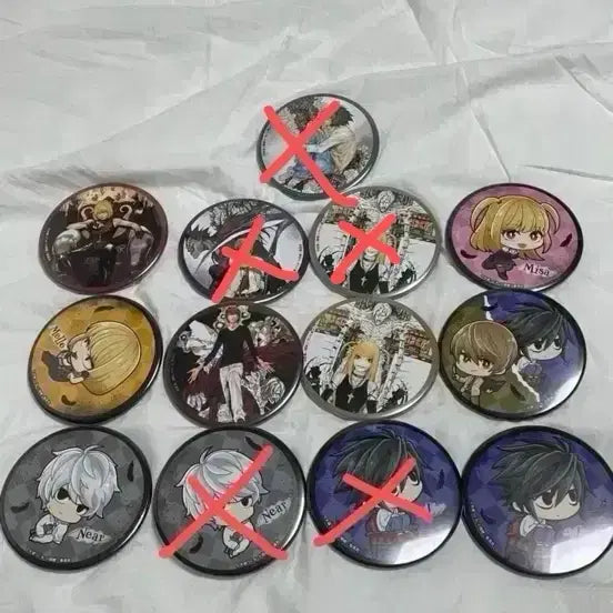 [BUNJANG] Death Note Lucky Draw Can Badge / 데스노트 일본 럭키 캔뱃지