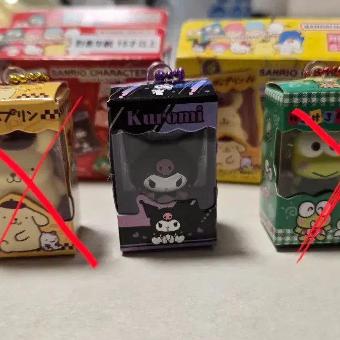 [BUNJANG] Sanrio Choco Box Miniature Figure (Kuromi) / 산리오 초코박스 미니어처 피규어 (쿠로미)