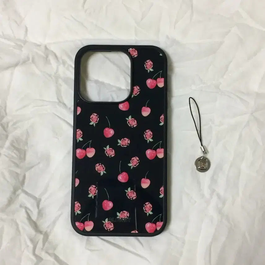 [BUNJANG] Glonny Black Cherry Bumper Case iPhone 15 Pro / 글로니 BLACK CHERRY BUMPER CASE 아이폰 15프로