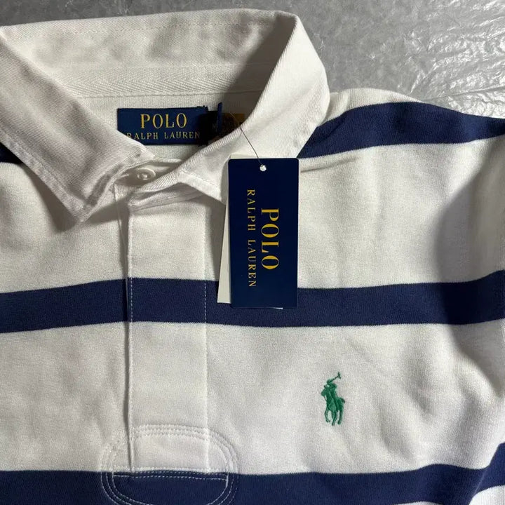 [BUNJANG] Polo Ralph Lauren Rugby Stripe Sweatshirt M / [M] 폴로 랄프로렌 럭비 스트라이프 폴로 스웨트셔츠