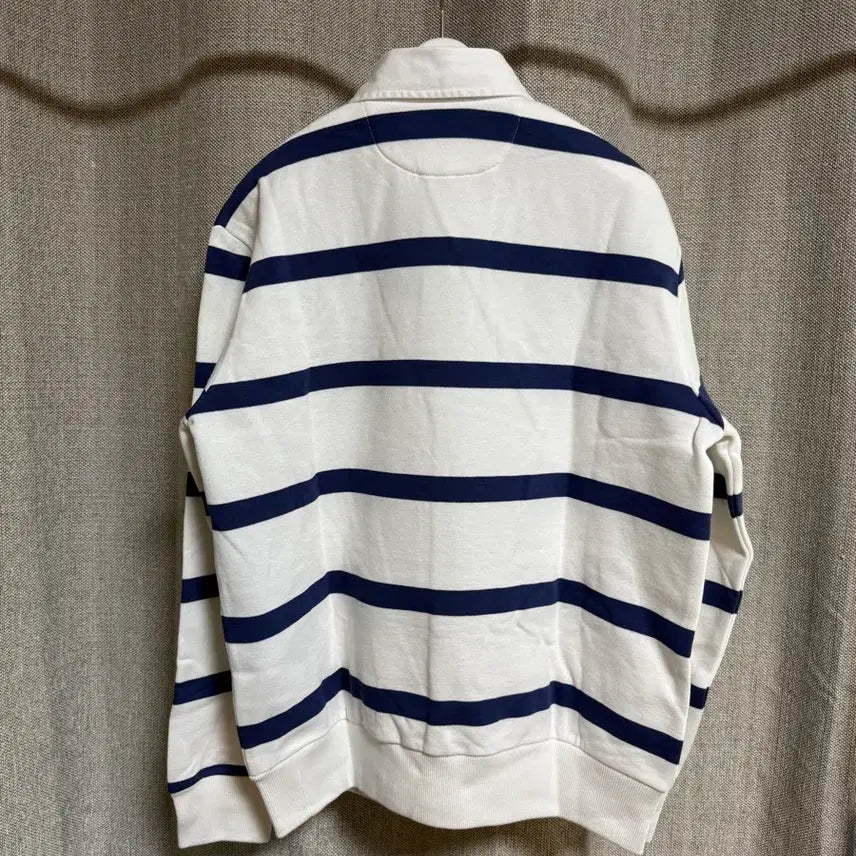 [BUNJANG] Polo Ralph Lauren Rugby Stripe Sweatshirt M / [M] 폴로 랄프로렌 럭비 스트라이프 폴로 스웨트셔츠