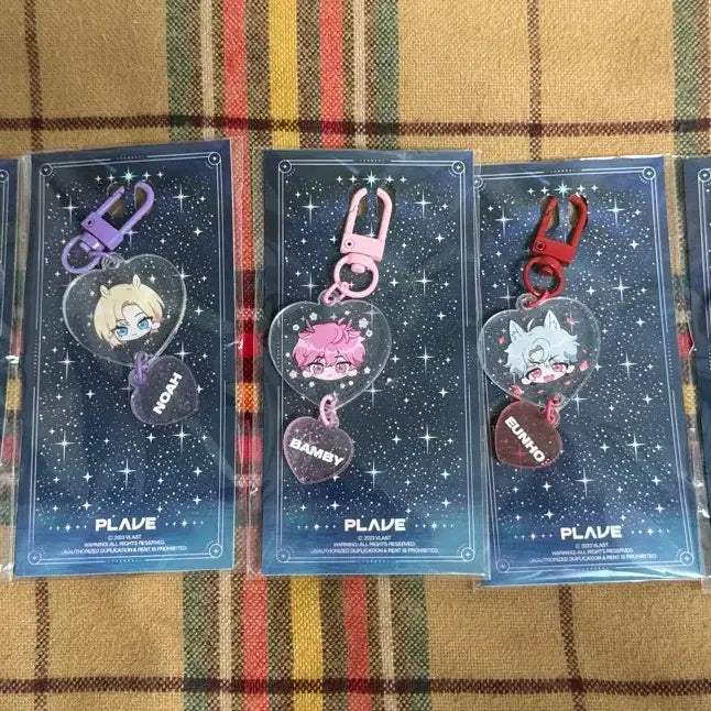 [BUNJANG] PLAVE Anyplus Connecting Acrylic Keychain (Sealed) - Yejun, Noah, Bambi, Eunho, Hamin / 플레이브 애니플러스 연결 아크릴 키홀더 미개봉(예준노아밤비은호하민)