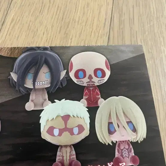 [BUNJANG] Attack on Titan 4-Character Figure Set (Box Opened) / 박스만 개봉) 진격의 거인 피규어 4종