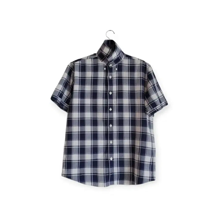 [BUNJANG] Parkland J.HASS Checked Short-Sleeve Shirt Size 100 / 파크랜드 J.HASS 체크 반팔 셔츠 100