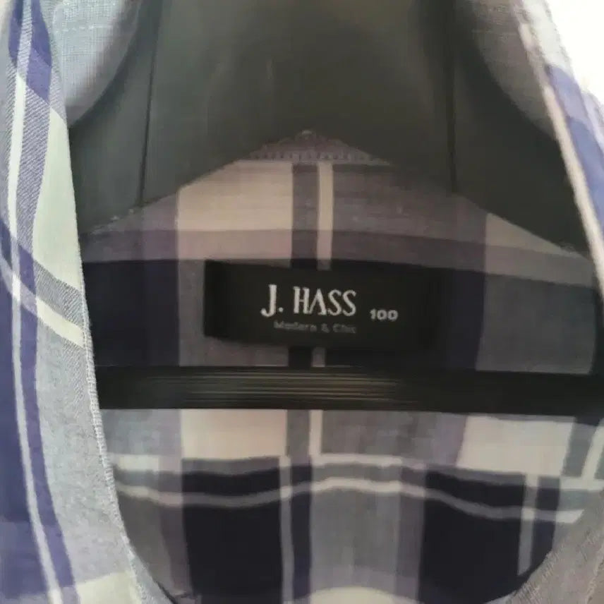 [BUNJANG] Parkland J.HASS Checked Short-Sleeve Shirt Size 100 / 파크랜드 J.HASS 체크 반팔 셔츠 100