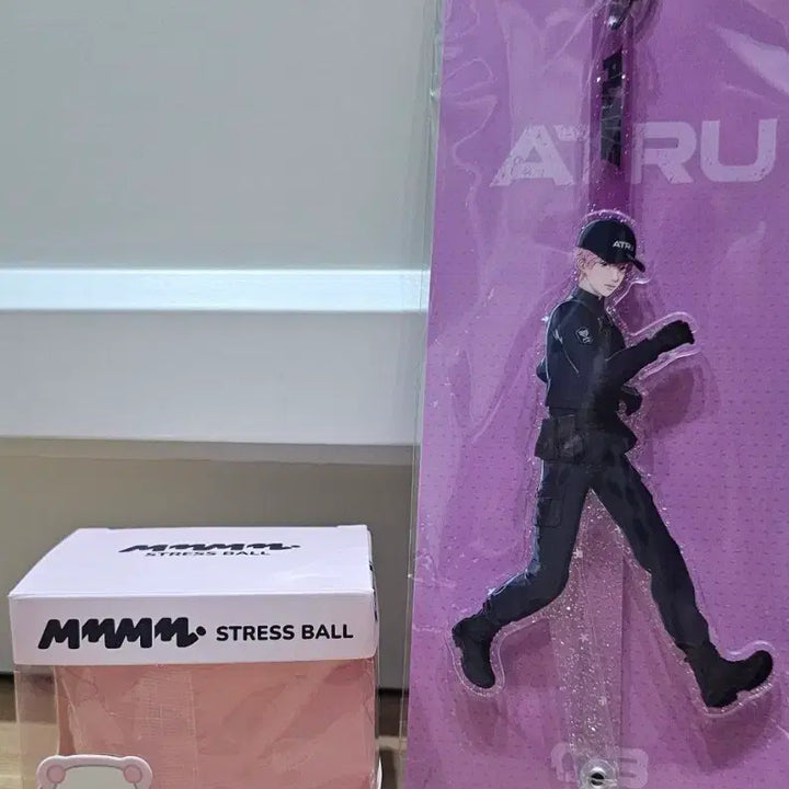 [BUNJANG] Mimeu Bambi Acrylic Keyring Set with Stress Ball / 미므 스트레스볼, 밤비 아크릴 키링 세트