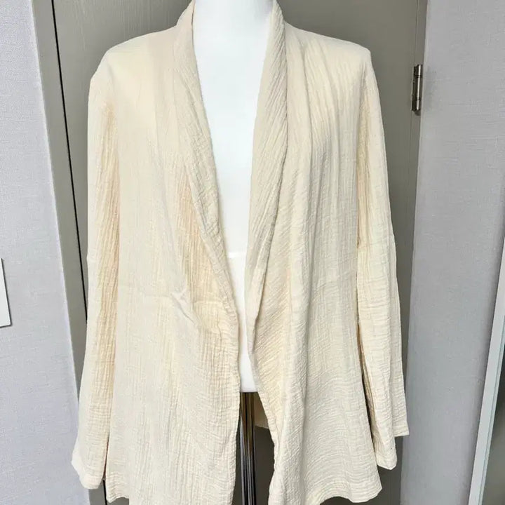 [BUNJANG] Cream Belted Cardigan / 아이보리 크림색 벨트 가디건