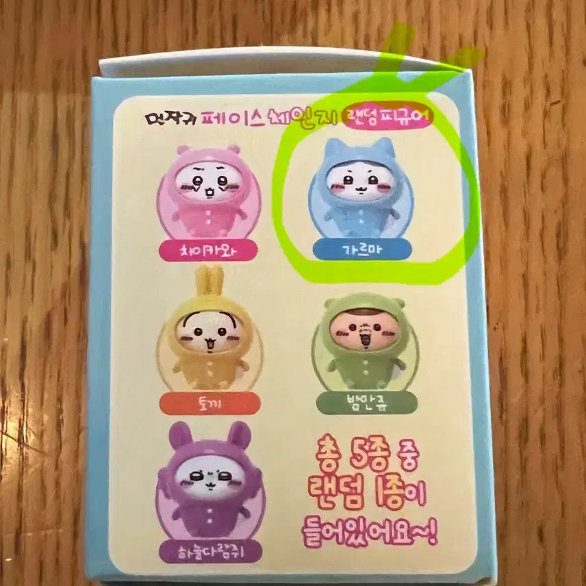 [BUNJANG] Chiikawa Hachiware Face Change Random Figure / 치이카와 먼작귀 페이스체인지 랜덤 피규어 하치와레
