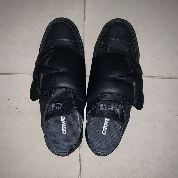 [BUNJANG] Converse All Star Platform Puff Belt Ox Black / 컨버스 올스타 플랫폼 퍼프벨트 옥스 블랙 250