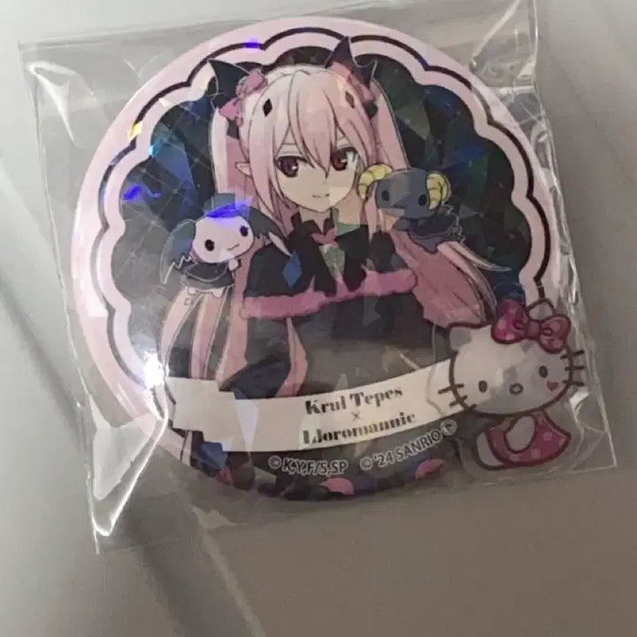 [BUNJANG] Owari no Seraph Kururu Sanrio Collaboration Can Badge / 종말의 세라프 쿠루루 산리오 콜라보 캔뱃지 고전 미소녀