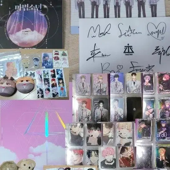 [BUNJANG] DEMODUCK Goods Bundle Set / 데목죽 굿즈 포카 공식 펀딩 인형 경단 사스미 솜솜마을 일괄 양도