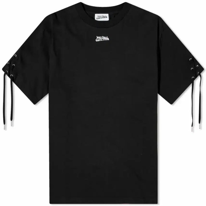 [BUNJANG] Jean Paul Gaultier Lace-Up Logo T-Shirt L / [L] 장폴고티에 레이스업 로고 티셔츠