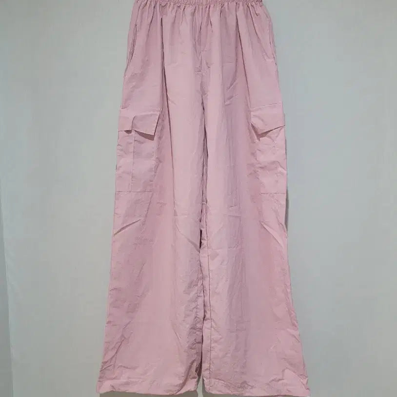 [BUNJANG] Buff Pink Cargo String Pants / buff 핑크색 카고 스트링 팬츠