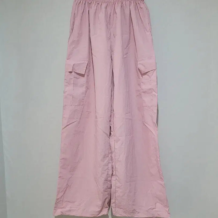 [BUNJANG] Buff Pink Cargo String Pants / buff 핑크색 카고 스트링 팬츠