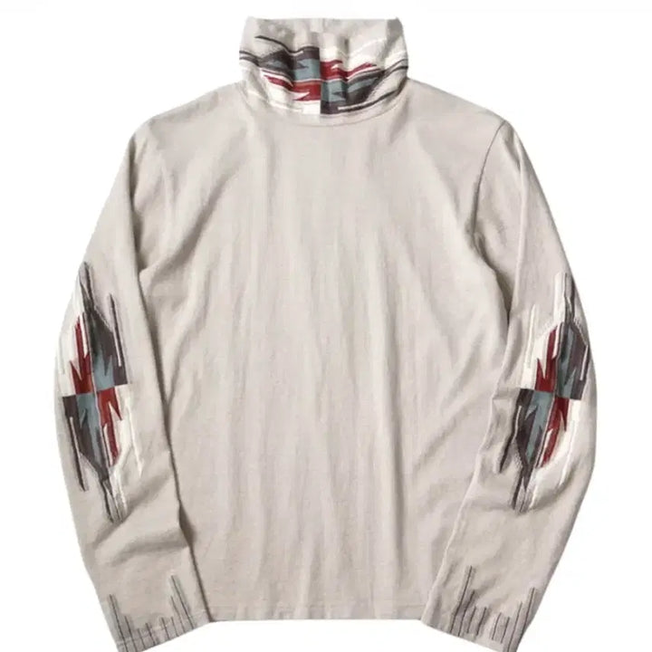 [BUNJANG] Kapital Ortega Jersey High Neck Long T-Shirt / 3) 캐피탈 오르테가 저지 하이넥 롱 티셔츠 넥 오르테가 키나리